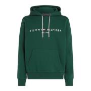 Stijlvolle Sweatshirt Mw0Mw11599 L6K Tommy Hilfiger , Green , Heren