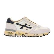 Witte Mesh Sneakers Mick Model Premiata , White , Heren