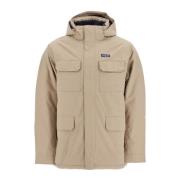 Nylon Parka met Thermogreen Isolatie Patagonia , Beige , Heren