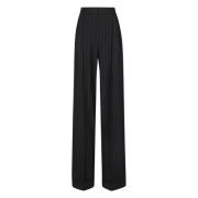 Gestreepte Broek Dolce & Gabbana , Black , Dames