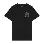 Bloemenprint T-shirt Lyle & Scott , Black , Heren