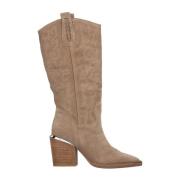 Geborduurde hakken cowboy laars Alma EN Pena , Beige , Dames