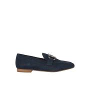 Metalen Stijgbeugel Loafer Alma EN Pena , Blue , Dames