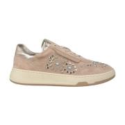 Sneakers met studs van leer Alma EN Pena , Beige , Dames