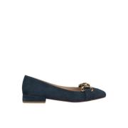 Platte ballerina met metalen stijgbeugel Alma EN Pena , Blue , Dames