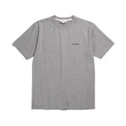 Casual Logo T-Shirt Norse Projects , Gray , Heren