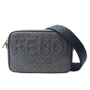 Pre-owned Canvas fendi-bags Fendi Vintage , Blue , Dames