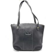 Pre-owned Leather dior-bags Dior Vintage , Black , Dames