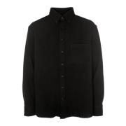 Seersucker Overhemd Oversized Fit Button-Down Lc23 , Blue , Heren