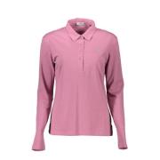 Lange Mouw Polo Shirt Roze Geborduurd Logo U.s. Polo Assn. , Pink , Da...