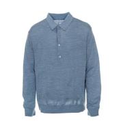 Raymond Lange Mouw Shirt Nn07 , Blue , Heren