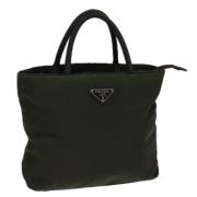 Pre-owned Nylon handbags Prada Vintage , Green , Dames