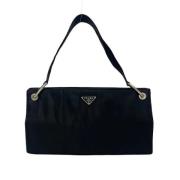 Pre-owned Canvas prada-bags Prada Vintage , Black , Dames