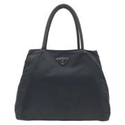 Pre-owned Canvas prada-bags Prada Vintage , Black , Dames