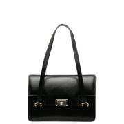 Pre-owned Leather handbags Celine Vintage , Black , Dames