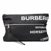 Pre-owned Canvas clutches Burberry Vintage , Black , Dames