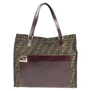 Pre-owned Canvas fendi-bags Fendi Vintage , Brown , Dames