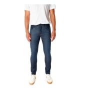 Slim Fit Mid Waist Jeans G-star , Blue , Heren