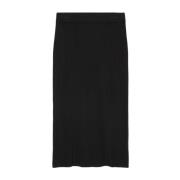 Gebreide rok slim Marc O'Polo , Black , Dames