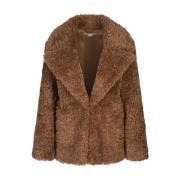 Teddy Stof Bruine Korte Jas Stella McCartney , Brown , Dames