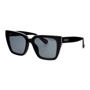 Stijlvolle zonnebril met model 0Sk6013 Swarovski , Black , Dames