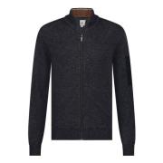 Stijlvolle Cardigan voor Mannen State of Art , Blue , Heren