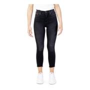 Zwarte Dames Jeans Herfst/Winter Tommy Hilfiger , Black , Dames