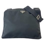 Pre-owned Canvas prada-bags Prada Vintage , Black , Heren