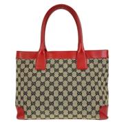 Pre-owned Canvas gucci-bags Gucci Vintage , Red , Dames