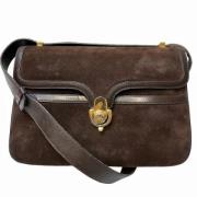 Pre-owned Leather gucci-bags Gucci Vintage , Brown , Dames