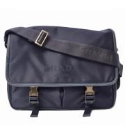 Pre-owned Canvas prada-bags Prada Vintage , Blue , Dames