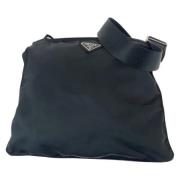 Pre-owned Canvas prada-bags Prada Vintage , Black , Dames