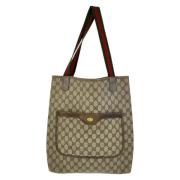 Pre-owned Canvas gucci-bags Gucci Vintage , Beige , Heren