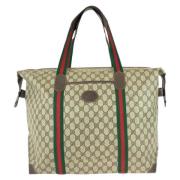 Pre-owned Canvas gucci-bags Gucci Vintage , Brown , Heren