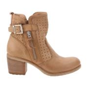 Leren Enkellaarzen Comfort Stijl Nerogiardini , Brown , Dames