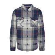 Heren Double-Face Shirt Tartan Stijl Barbour , Multicolor , Heren