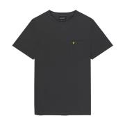 Zak Piqué T-Shirt Lyle & Scott , Gray , Heren