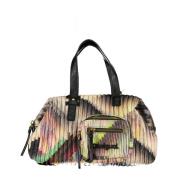 Zwarte Dames Tas met Contrastdetails Desigual , Multicolor , Dames