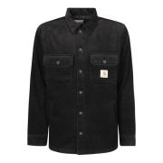 Overhemdjasje met opgestikte zakken en logo Carhartt Wip , Black , Her...