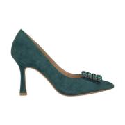 Stiletto hakschoen met ornament Alma EN Pena , Green , Dames