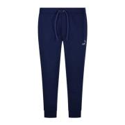 Sportieve Blauwe Trekkoord Taille Elastische Manchetten Broek Ralph La...