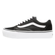 Oude Skool Platform Sneakers Vans , Black , Dames