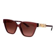 Stijlvolle zonnebril met model 0Ve4471B Versace , Brown , Dames