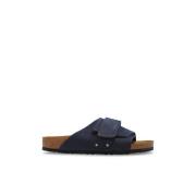 Slides Kyoto Birkenstock , Blue , Heren