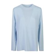 Heldere Blauwe Sweatshirt Aw24 Allude , Blue , Dames