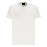 Wit T-shirt met Logo Print Canada Goose , White , Heren