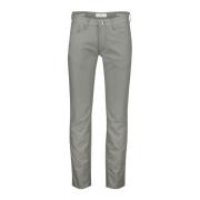 Groene Bedrukte Slim-Fit Broek Brax , Gray , Heren