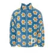 Bloemen Fleece Jack met Opstaande Kraag Autry , Multicolor , Heren