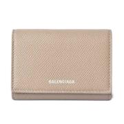 Pre-owned Leather wallets Balenciaga Vintage , Brown , Heren