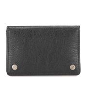 Pre-owned Leather wallets Balenciaga Vintage , Gray , Heren